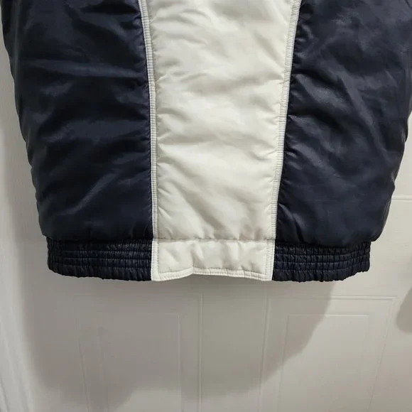 Vintage Golden Collection Pioneer Wear Women's Puffer Ski Vest Blue White Sz XL - Picture 10 of 15